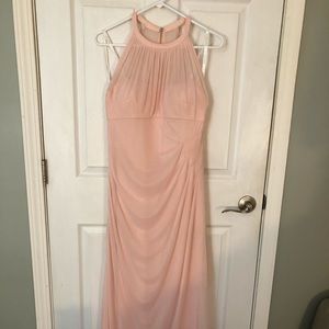 David’s Bridal Bridesmaid Dress- light pink.